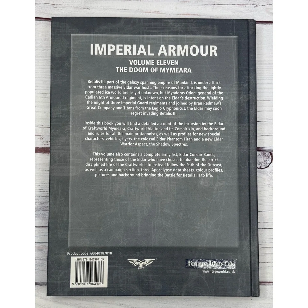 Black Library Imperial Armour Volume Eleven:The Doom of Mymeara